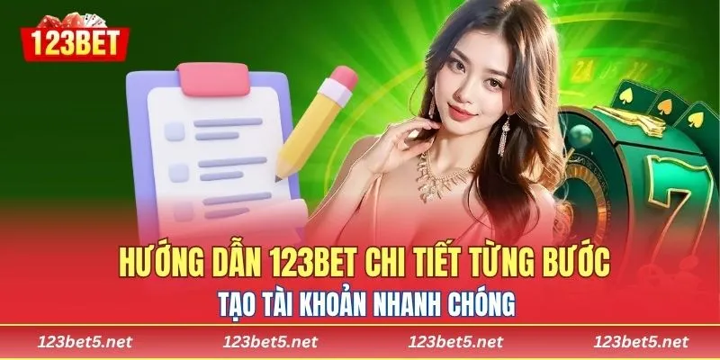 Hướng dẫn 123BET chi tiết từng bước tạo tài khoản nhanh chóng