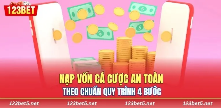 Nạp vốn cá cược an toàn theo chuẩn quy trình 4 bước